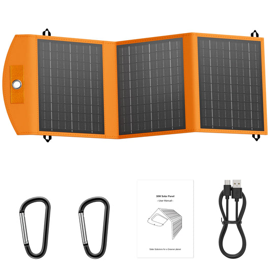 MossWatt フォールダブルソーラーチャージャー 30W
